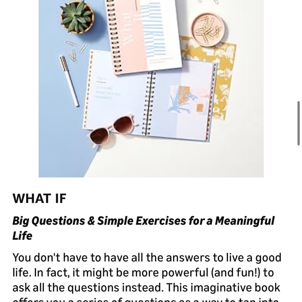 “What If” Goal Setting Notebook - Picture 7 of 7